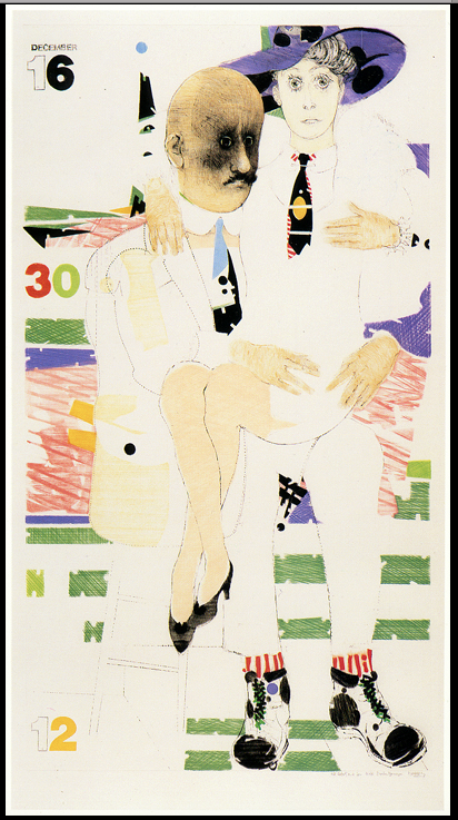 The Artist and His Wife Emilia Barragan