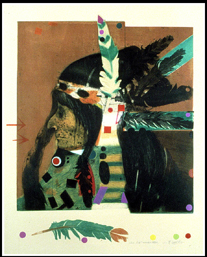 Indian Chief Wounded Feather